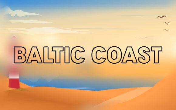 Baltic Coast: A Creative and Cool Display Font for Modern Design