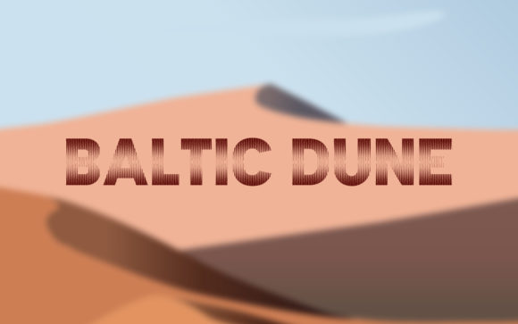 Baltic Dune: A Creative and Cool Decorative Font for Every Design Project