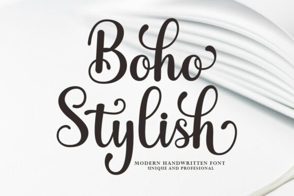 Boho Stylish: A Modern Handwritten Font for Timeless Elegance