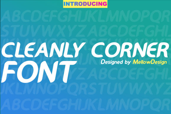 Cleanly Corner: A Beautiful Font for Creative Projects