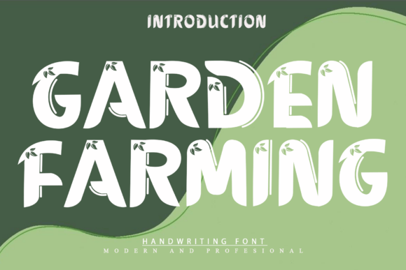 Garden Farming: A Fresh and Friendly Font for Nature-Inspired Design