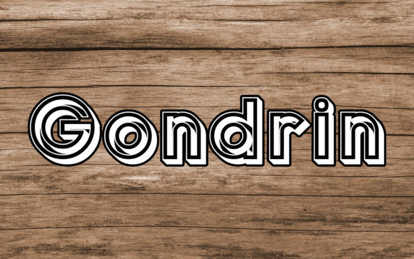 Gondrin: A Bold Statement in Typography