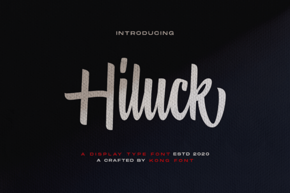 Hiluck: A Playful Typography for Creative Projects