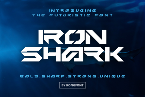Iron Shark: A Bold Font for Modern Designers