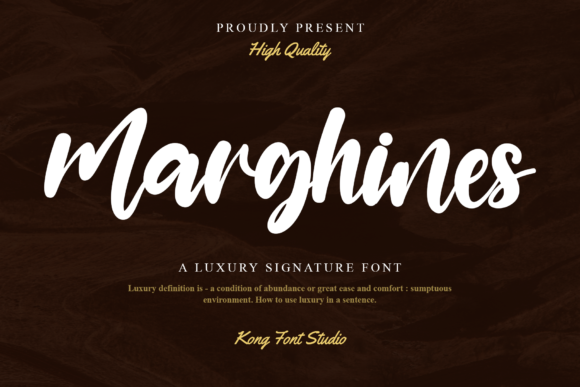 Marghines: A Playful Handwritten Script for Creative Projects