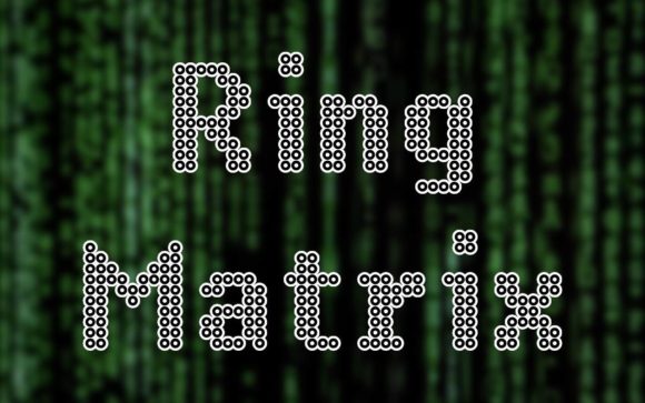 Ring Matrix: A Bold Font for Sci-Fi and Big Ideas